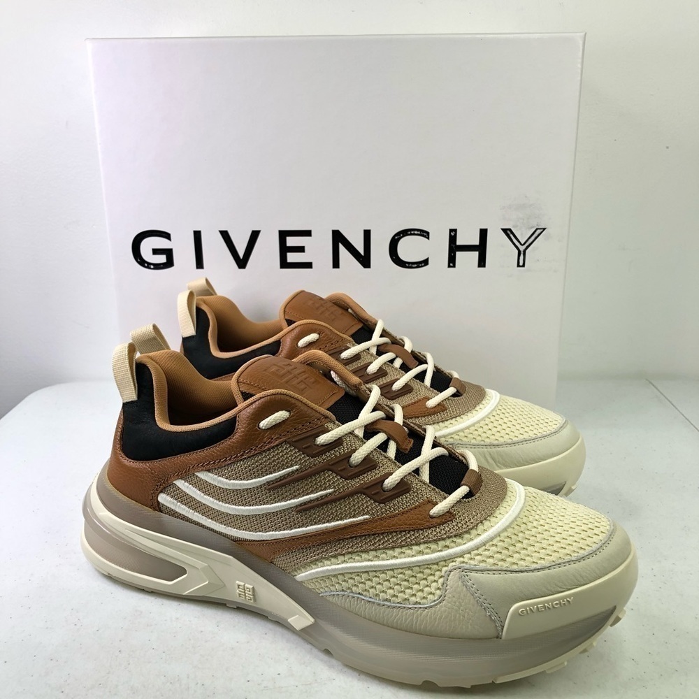 Givenchy Giv 1 Men’s Tan Luxury Sneaker Shoes $975
